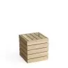 Craster RU_334_A Craster Rustic Small Oak Box Riser 150 × 150 × 150 mm