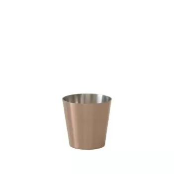 Craster CP_CS002 Craster Medium Copper Chip Pot 85ø × 85 mm