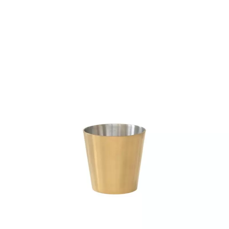 Craster CP_BS003 Craster Large Brass Chip Pot 100ø × 100 mm Craster CP_BS003 Craster Large Brass Chip Pot 100ø × 100 mm