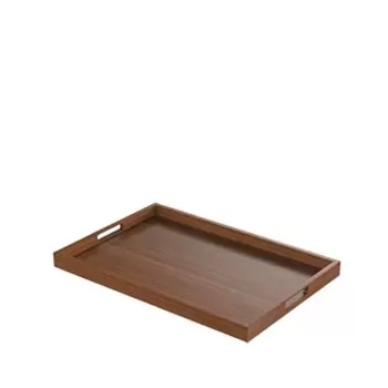 Craster TA_CMML Craster Mahogany Rectangular Modern Tray 600 × 400 ...