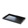 Craster TA_CMSSBO Craster Black Modern Tray with Steel Handles 626 ...