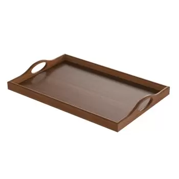 Craster TA_BUTWL Craster Large Walnut Classic Butler Tray 610 × 405...