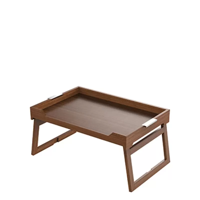 Craster Wenge Modern Breakfast Tray with Legs 655 × 400 × 285 mm - Cra'ster