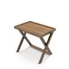 Craster SET_FT_WN001 Craster Folding Walnut Tray Table Short – Non ...