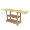 Craster TO_LDT Craster Oak Trolley with Folding Sides 1922 × 585 × ...