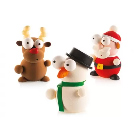 Silikomart 70.105.99.0065 Silikomart Kit Rudolf Christmas Reindeer Mold - 147x236 - 12.301ml Thermoformed Chocolate Molds Silikomart 70.105.99.0065 Silikomart Kit Rudolf Christmas Reindeer Mold - 147x236 - 12.301ml Thermoformed Chocolate Molds