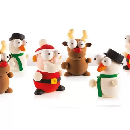 Silikomart 70.105.99.0065 Silikomart Kit Rudolf Christmas Reindeer Mold - 147x236 - 12.301ml Thermoformed Chocolate Molds Silikomart 70.105.99.0065 Silikomart Kit Rudolf Christmas Reindeer Mold - 147x236 - 12.301ml Thermoformed Chocolate Molds