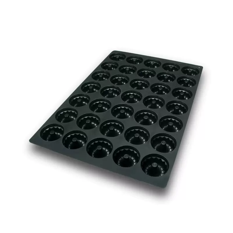 Silikomart Professional SQ049 Gugelhupf Mold - 35 cavity - Ø 60mm x h 37.5 mm - 80ml Silikomart Professional SQ049 Gugelhupf Mold - 35 cavity - Ø 60mm x h 37.5 mm - 80ml