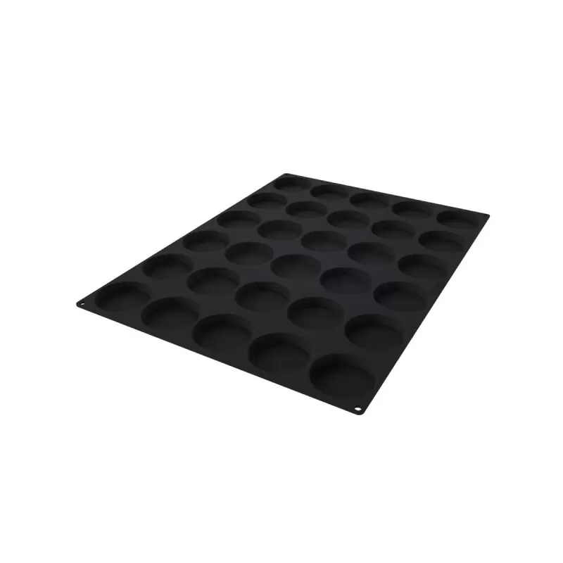 Silikomart Professional SQ082 Florentines Mold - 30 cavity - Ø 80mm x h 20 mm - 56ml Silikomart Professional SQ082 Florentines Mold - 30 cavity - Ø 80mm x h 20 mm - 56ml