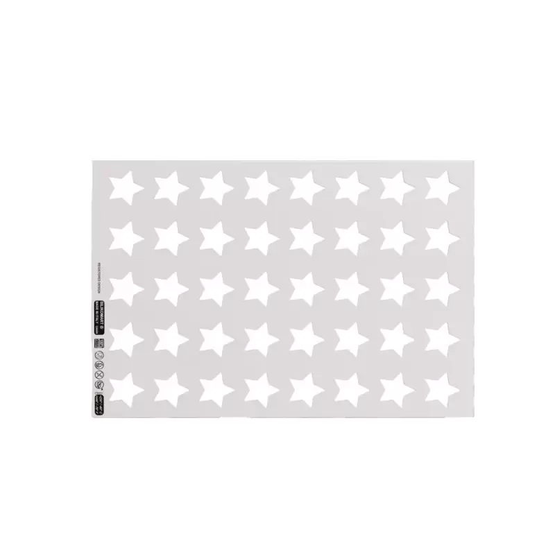 Silikomart Entremet Star Chablon Mat - Ø 30 mm x h 2 mm - 40 cavity - 0.73 ml Silikomart Entremet Star Chablon Mat - Ø 30 mm x h 2 mm - 40 cavity - 0.73 ml