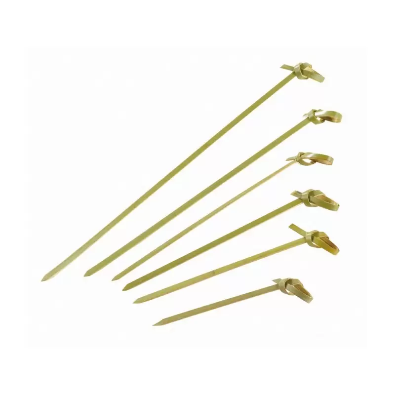 PacknWood Bamboo Knotted Skewers - 2.8'' - 2000 pcs PacknWood Bamboo Knotted Skewers - 2.8'' - 2000 pcs