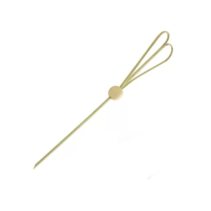 PacknWood The Heart Bamboo Pick With Ball Natural Wood Ball - 5.9'' - 1000 pcs PacknWood The Heart Bamboo Pick With Ball Natural Wood Ball - 5.9'' - 1000 pcs