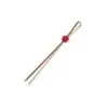 PacknWood Bamboo Double Pick With Red Adjustable Ball - 5.3'' - 1000 pcs