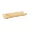 PacknWood Half Circular Bamboo Dish - 5.9 x 1.5 x 0.6'' - 200 pcs