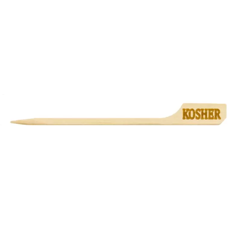 PacknWood Food Information Picks Kosher - H:3.5'' x W:0.03'' - 1000 pcs PacknWood Food Information Picks Kosher - H:3.5'' x W:0.03'' - 1000 pcs