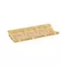PacknWood Rectangular Bamboo Mat - 4.1 x 2'' - 200 pcs
