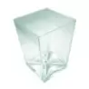 PacknWood Transparent Green Cup - 4.2oz 2 x 2 x 2.8'' - 432 pcs