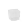 PacknWood Clear Cubic Mini Dish - 2.75oz 1.96 x 1.96 x 1.77'' - 576 pcs