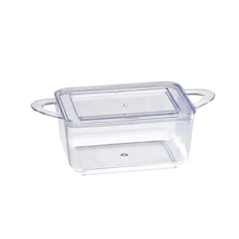 PacknWood Loukia Clear Green Casserole Dish - 2.5oz 3.8 x 2 x 1.1" - 576 pcs PacknWood Loukia Clear Green Casserole Dish - 2.5oz 3.8 x 2 x 1.1" - 576 pcs