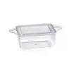 PacknWood Loukia Clear Green Casserole Dish - 2.5oz 3.8 x 2 x 1.1" - 576 pcs