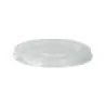PacknWood Clear Pet Flat Lid For 210Poc81N & 210Pob80 & 210Poc121N & 210Pob121 - 2.9 x 0.31'' - 2500 pcs