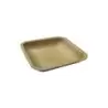 PacknWood Square Palm Leaf Plate - L:4.3'' W:4.3'' H:0.8'' - 100 pcs