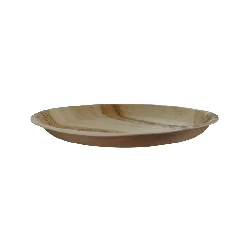 PacknWood Palm Leaf Round Dinner Plate - Diam.12'' H:1'' - 100 pcs PacknWood Palm Leaf Round Dinner Plate - Diam.12'' H:1'' - 100 pcs
