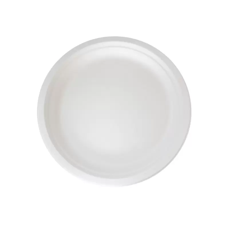 PacknWood Round Fiber Plate - 7'' - 500 pcs PacknWood Round Fiber Plate - 7'' - 500 pcs