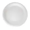 PacknWood Sugarcane White Round Plate - Diam.10'' - 500 pcs