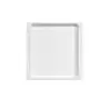 PacknWood White Sugarcane Tray Atlas - 10.7 x 10.4 x 0.75'' - 200 pcs