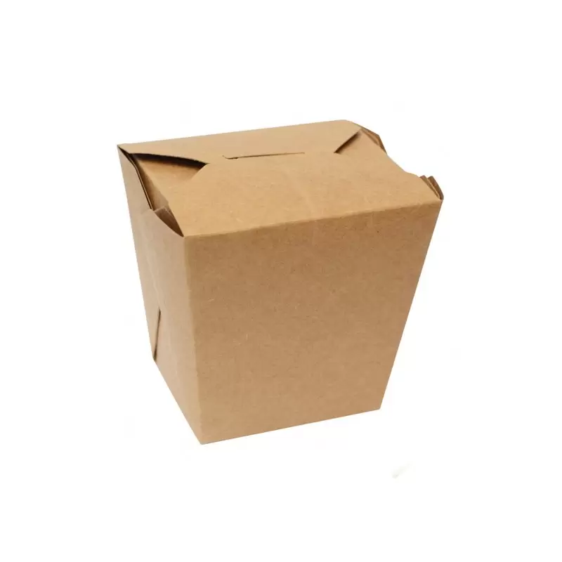 PacknWood Kraft Take Out Container - 26oz 4 x 3.5 x 4'' - 500 pcs PacknWood Kraft Take Out Container - 26oz 4 x 3.5 x 4'' - 500 pcs