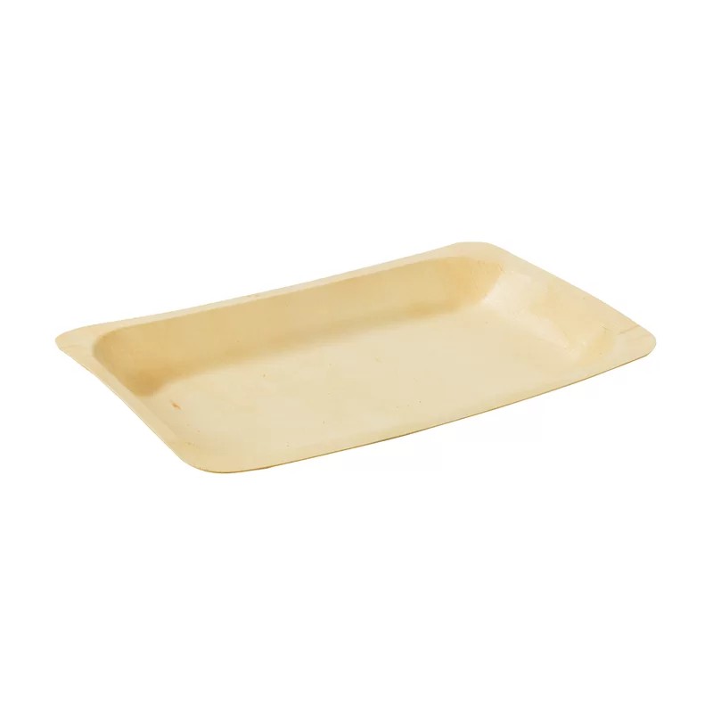 PacknWood Rectangular Wooden Plate For 210Bbal2012 - 7.8 x 4.9 x0.79'' / 200 x 125 - 500 pcs PacknWood Rectangular Wooden Plate For 210Bbal2012 - 7.8 x 4.9 x0.79'' / 200 x 125 - 500 pcs