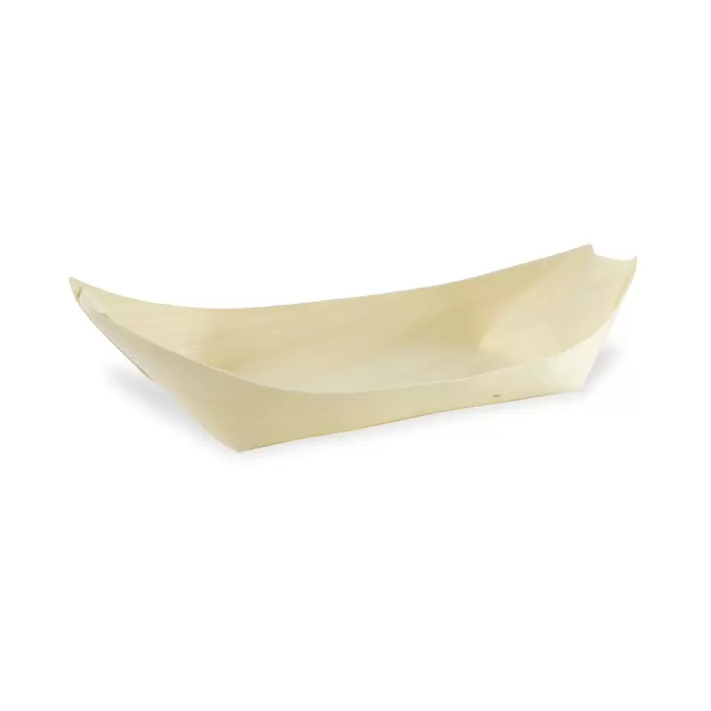 PacknWood Medium Wooden Boat - 3.5oz 5 x 3 x 1.3'' - 500 pcs PacknWood Medium Wooden Boat - 3.5oz 5 x 3 x 1.3'' - 500 pcs