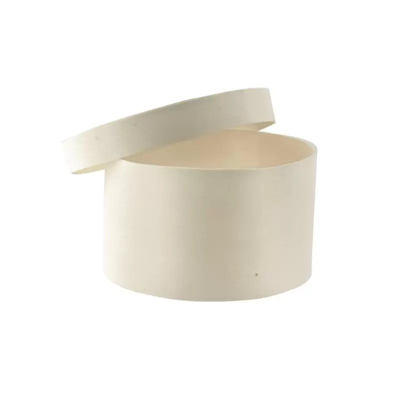 PacknWood Round Wooden Box With Lid - 3oz Diam.2.3'' H:1.6'' - 100 pcs PacknWood Round Wooden Box With Lid - 3oz Diam.2.3'' H:1.6'' - 100 pcs