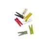 PacknWood Assorted Colors Mini Wooden Clothesp'' - 1'' - 2000 pcs