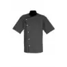 Bragard Julius Short Sleeves Chef's Jacket With Chest Pocket - Black