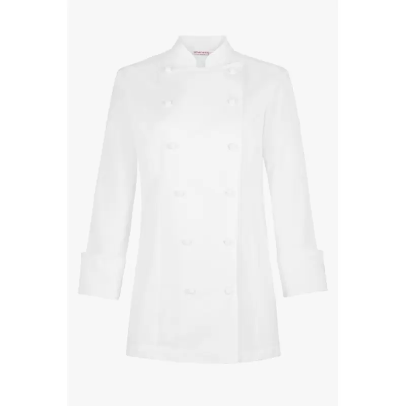 Bragard Lady Grand Chef Long Sleeves Chef's Jacket - White Bragard Lady Grand Chef Long Sleeves Chef's Jacket - White