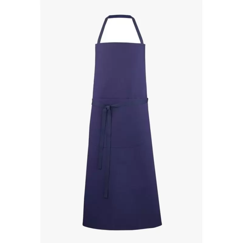 Bragard Travel Bib Apron - Blue One Size Bragard Travel Bib Apron - Blue One Size