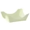 PacknWood Wooden Square Plate - 3.95 x 3.95 x 0.6'' - 250 pcs