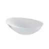 PacknWood Bio N Chic Oval White Sugarcane Bowl - 34oz 9.4 x 5.7'' - 250 pcs