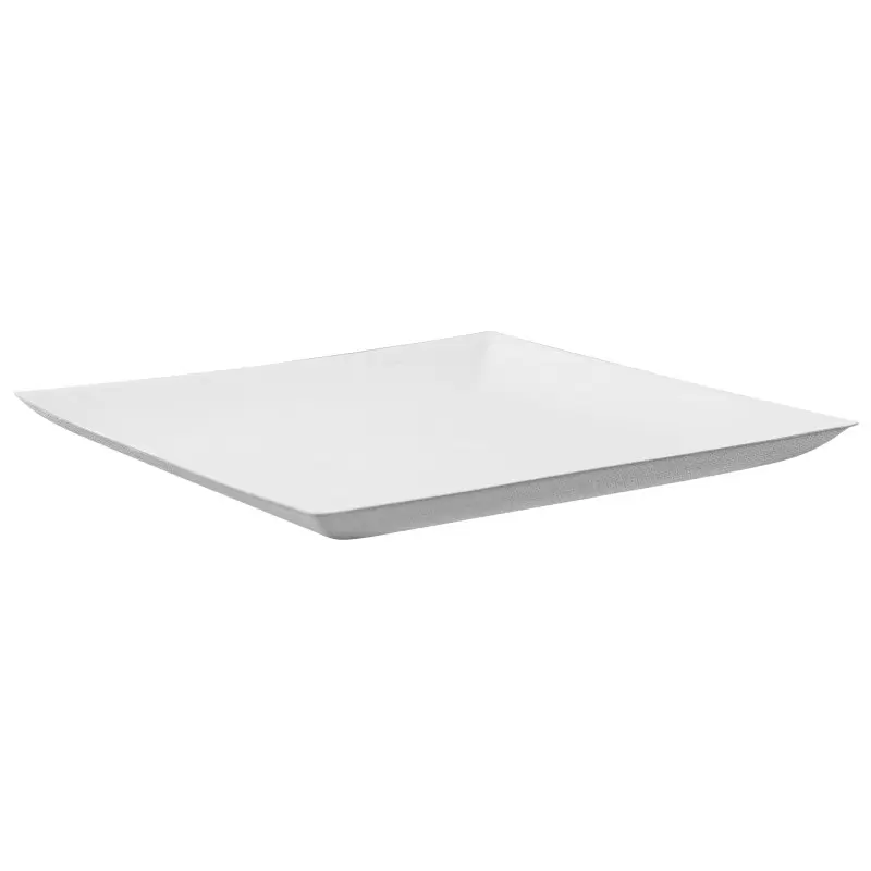 PacknWood Bio N Chic White Sugarcane Plate - 7 x 7'' - 100 pcs PacknWood Bio N Chic White Sugarcane Plate - 7 x 7'' - 100 pcs