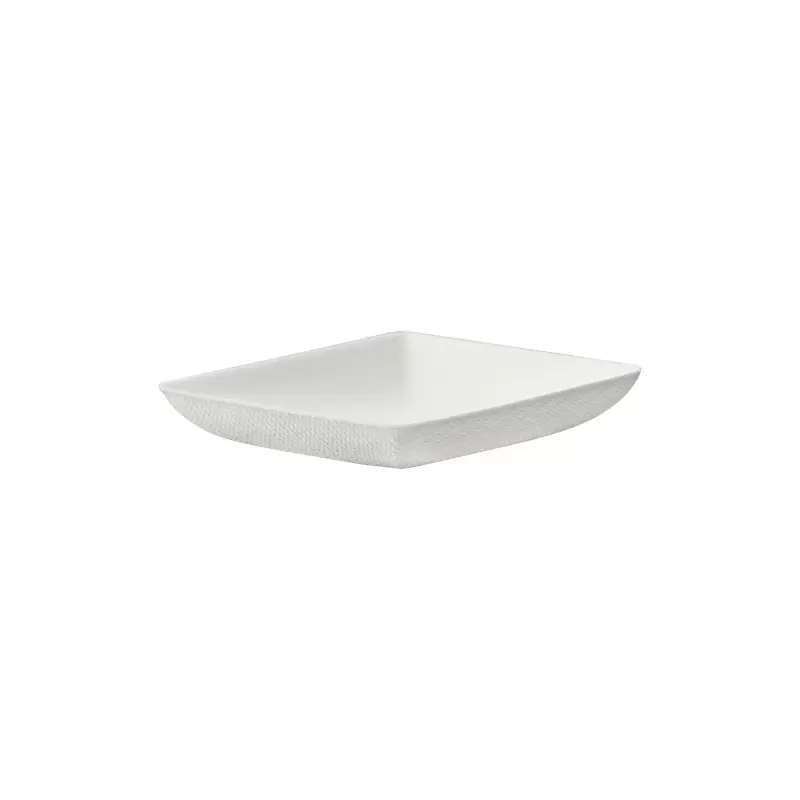 PacknWood Bio N Chic Mini White Sugarcane Plate - 2.5 x 2.5'' - 300 pcs PacknWood Bio N Chic Mini White Sugarcane Plate - 2.5 x 2.5'' - 300 pcs
