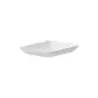 PacknWood Bio N Chic Mini White Sugarcane Plate - 2.5 x 2.5'' - 300 pcs