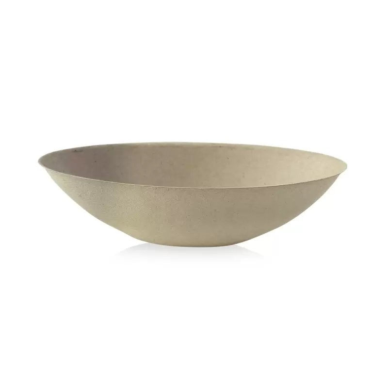 PacknWood Bio N Chic Brown Oval Sugarcane Bowl - 24oz 8.6 x 5.5'' - 250 pcs PacknWood Bio N Chic Brown Oval Sugarcane Bowl - 24oz 8.6 x 5.5'' - 250 pcs