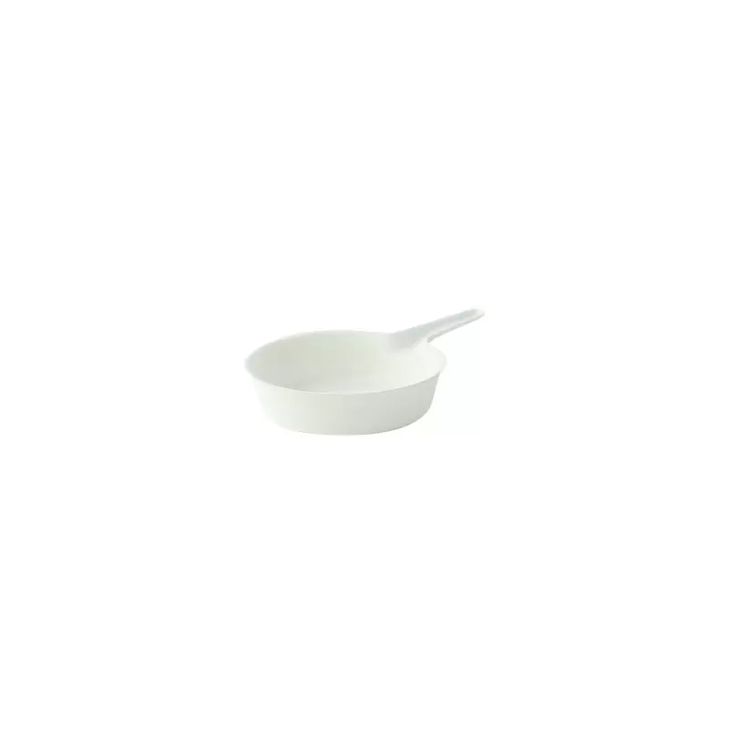 PacknWood Bio N Chic Shallow Pan White Sugarcane Dish - 3.6 x 2.2 x 0.6'' - 300 pcs PacknWood Bio N Chic Shallow Pan White Sugarcane Dish - 3.6 x 2.2 x 0.6'' - 300 pcs