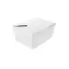 PacknWood White Meal Box - 25oz Base: 4.5 x 3.5 x 2.5'' T - 450 pcs