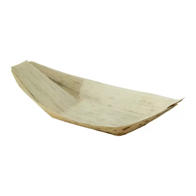 PacknWood Bamboo Leaf Boat - 2oz 4.9 x 2.3 x 0.4'' - 1000 pcs PacknWood Bamboo Leaf Boat - 2oz 4.9 x 2.3 x 0.4'' - 1000 pcs