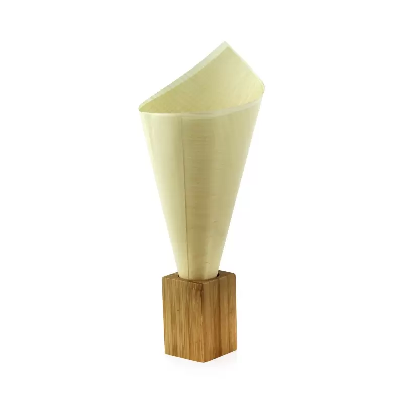 PacknWood Dual Use Bamboo Picks And Cone Holder - 1.18 x 1.18 x 2.16'' - 50 pcs PacknWood Dual Use Bamboo Picks And Cone Holder - 1.18 x 1.18 x 2.16'' - 50 pcs