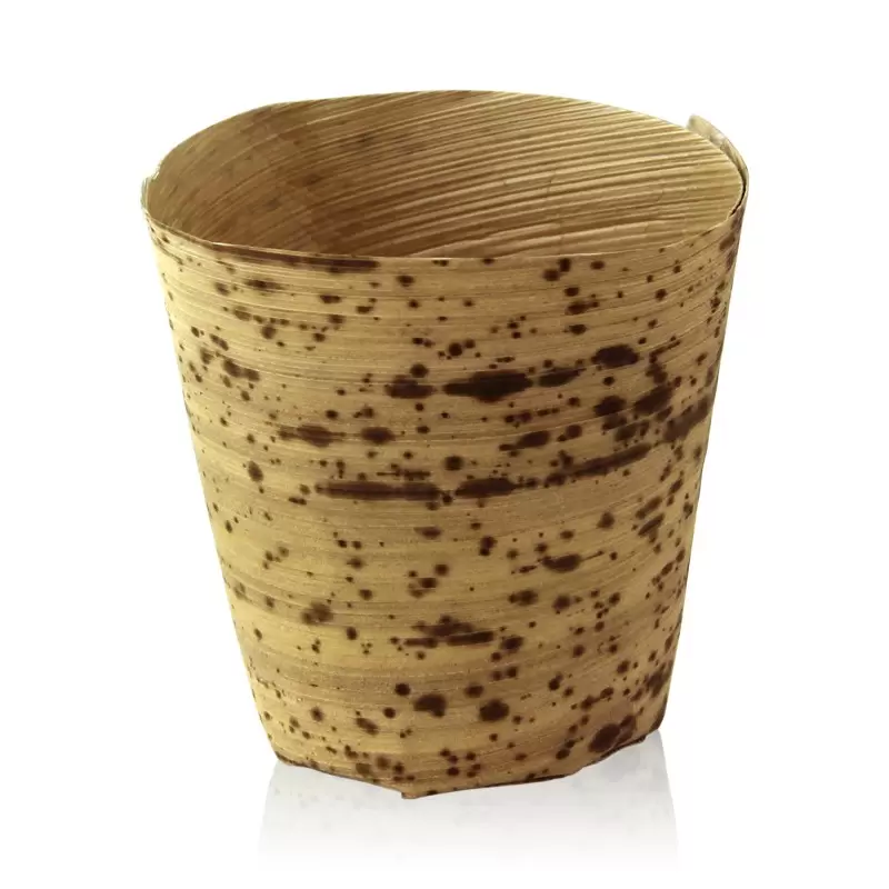 PacknWood Bamboo Leaf Cup - 4oz Diam.2.2'' H:2.5'' - 200 pcs PacknWood Bamboo Leaf Cup - 4oz Diam.2.2'' H:2.5'' - 200 pcs