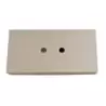 PacknWood Kraft Meal Tray Lid - 15 x 7.8 x 2.4'' - 50 pcs